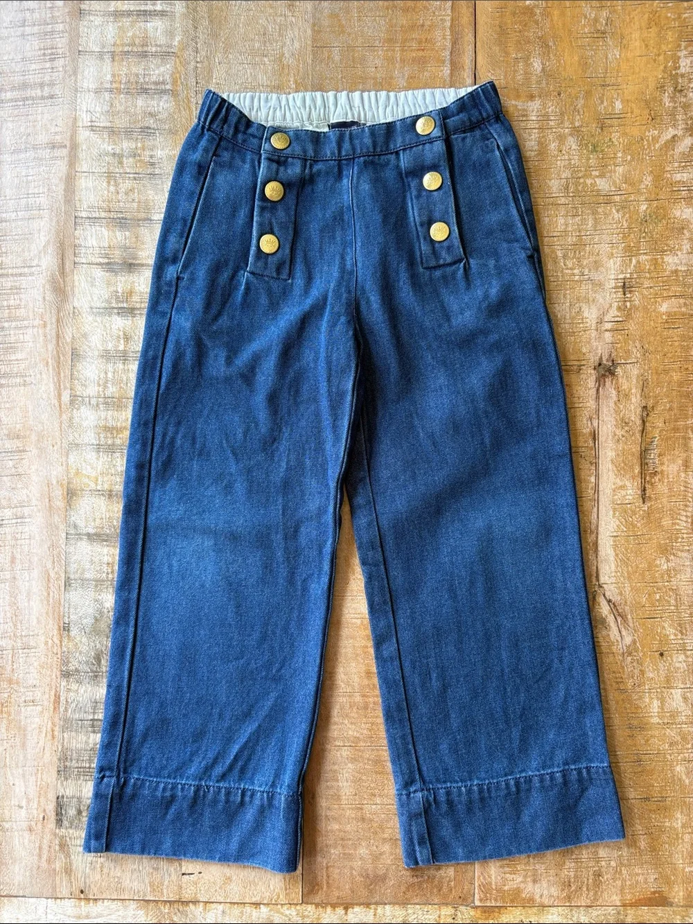 Crewcuts Girls Sailor Style Jeans size 6